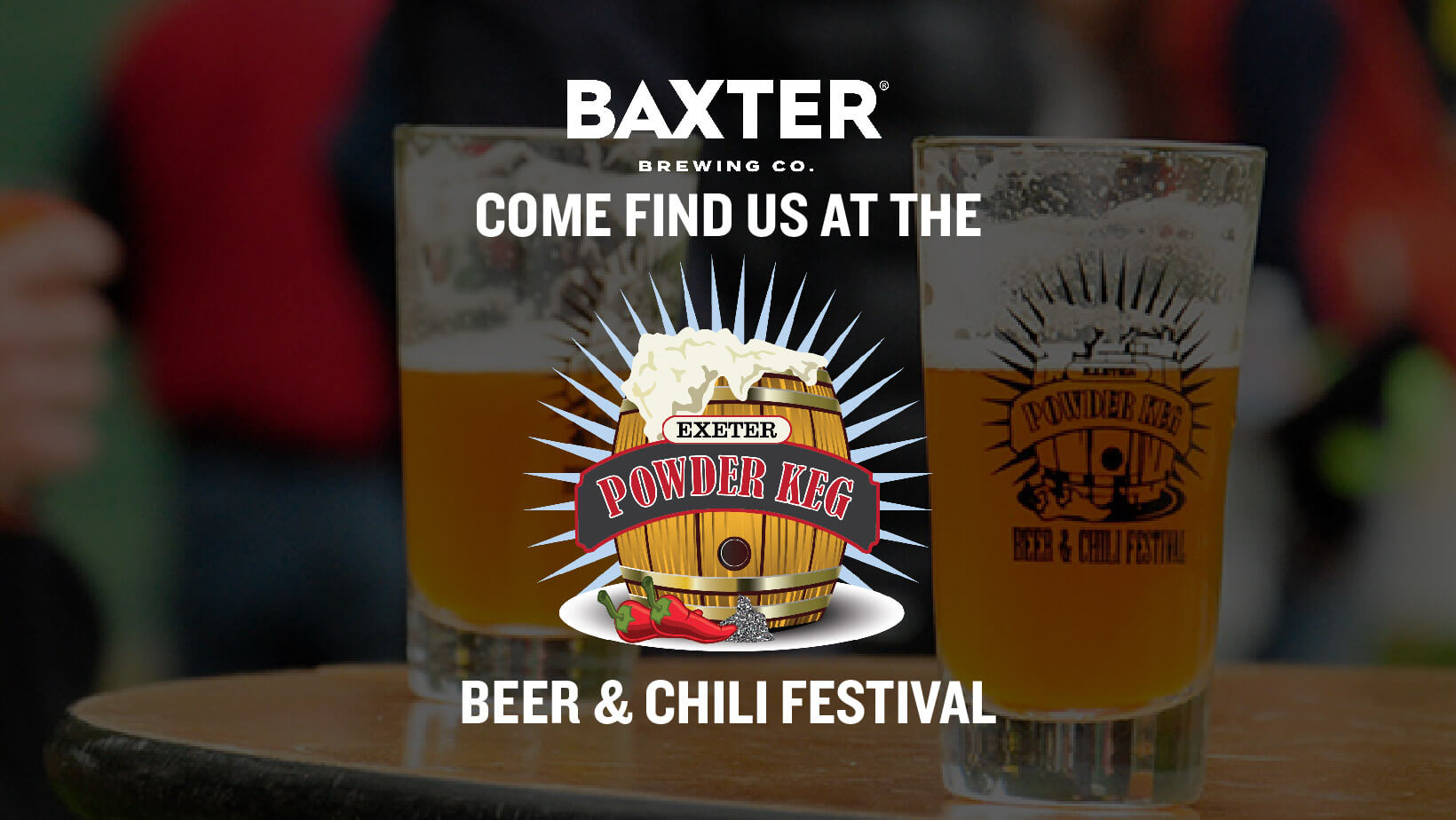 image promoting the powder keg and chili fest