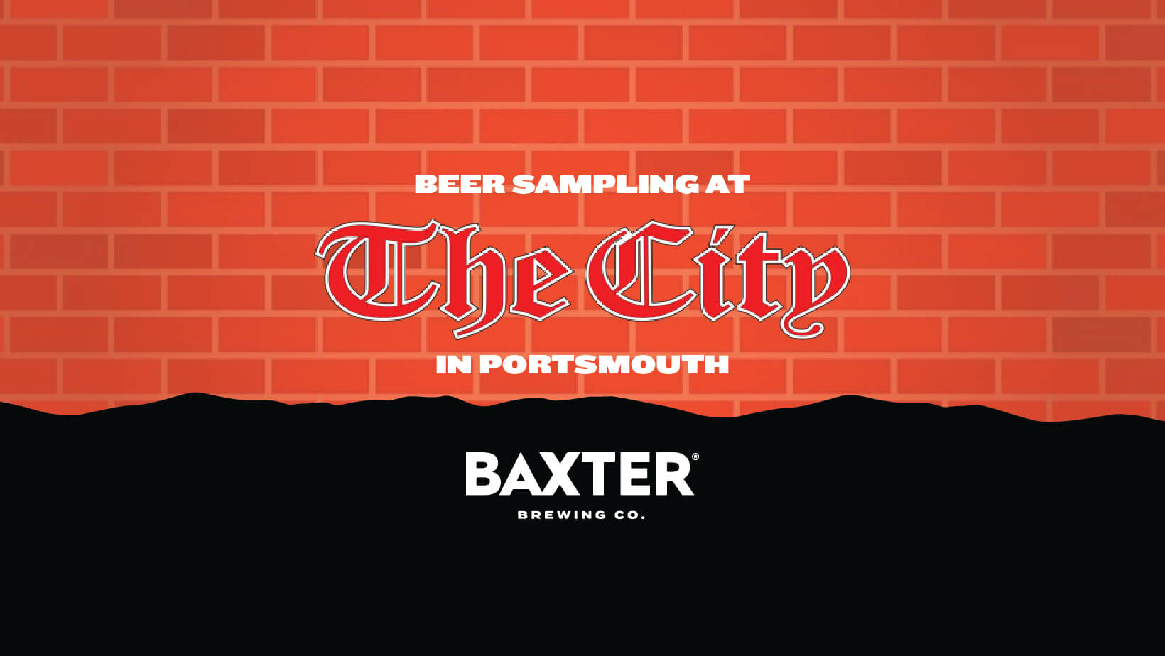 Image promoting a sampling event at The City in Portsmouth on May 25th