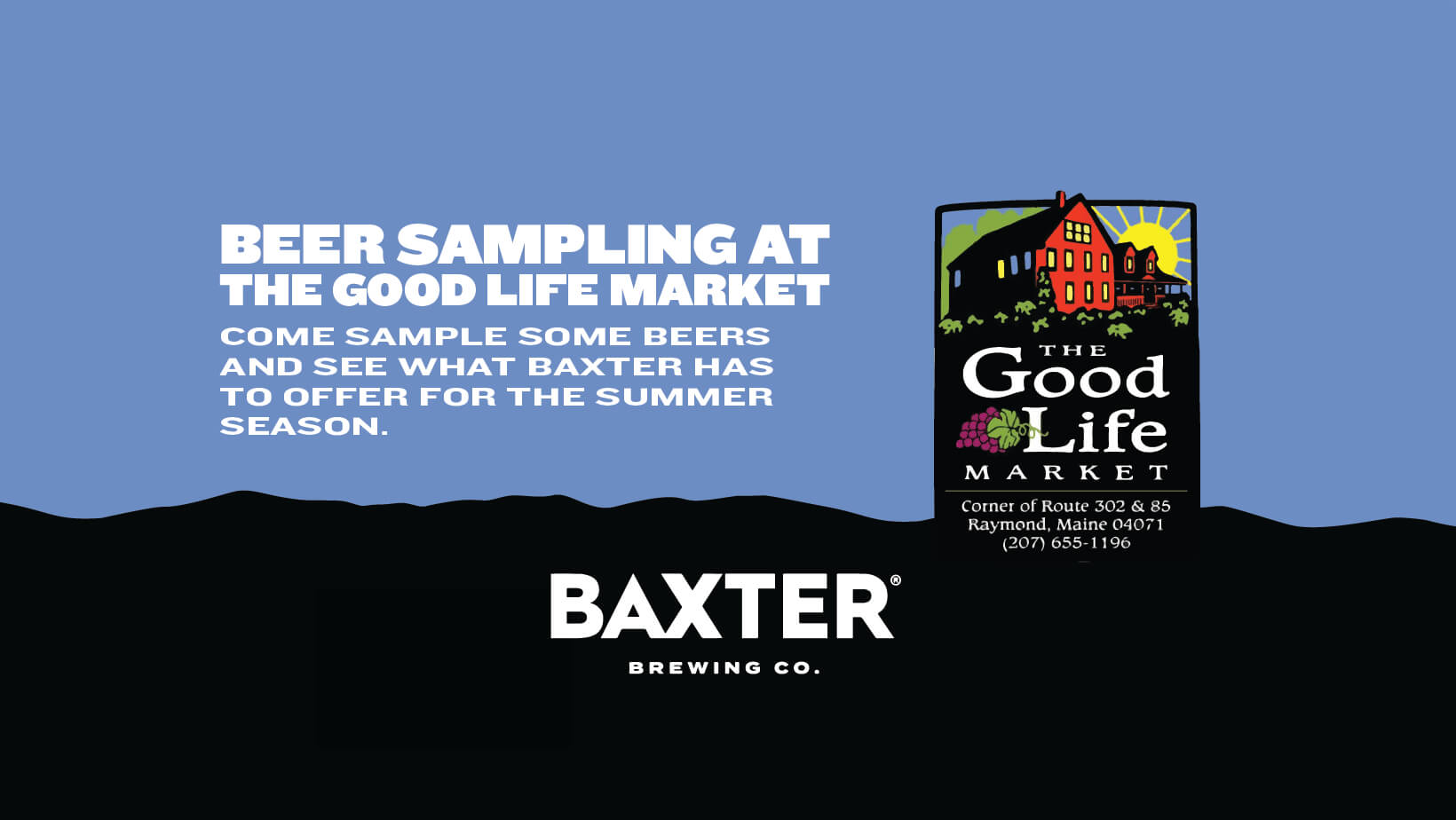 image promoting a tasting event on June 14th at The Good Life Market